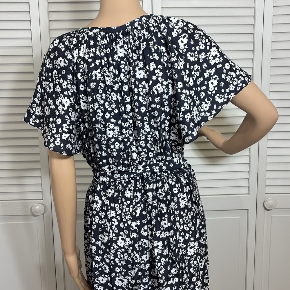 Hatch Maternity Regina Jumpsuit Floral Black & White Size 2 (Medium/Large) - Picture 10 of 16